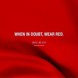 Segments Long Sleeve Red Shirt